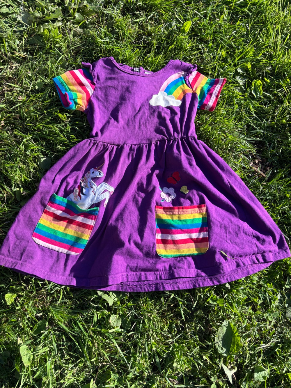 Unicorn cotton dress